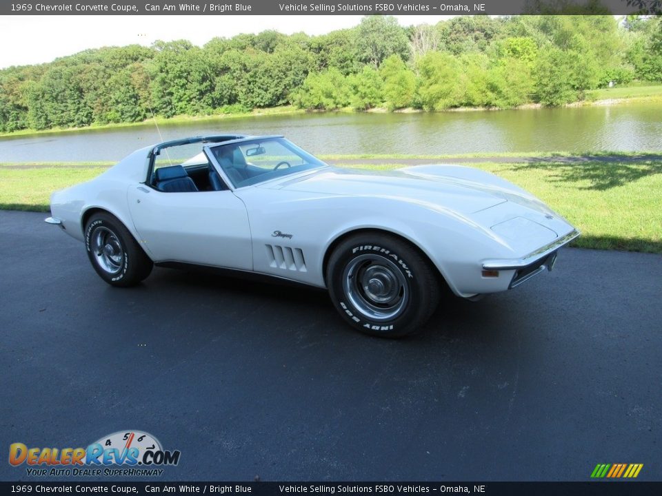Can Am White 1969 Chevrolet Corvette Coupe Photo #5