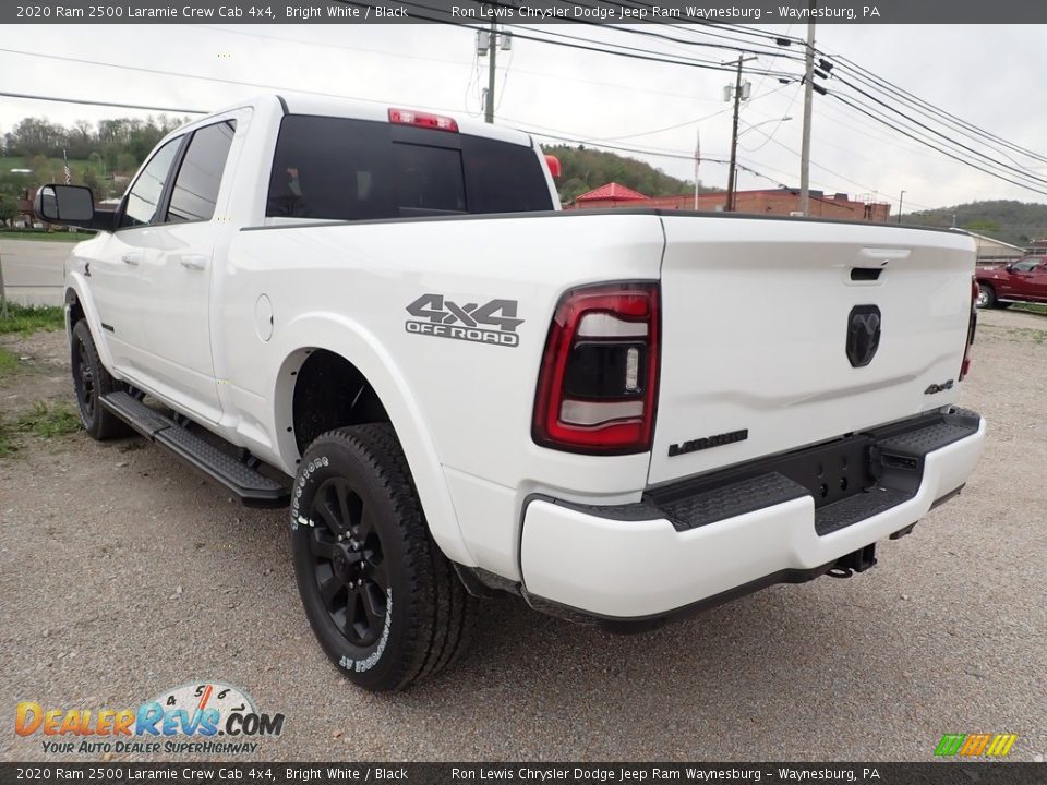 2020 Ram 2500 Laramie Crew Cab 4x4 Bright White / Black Photo #4