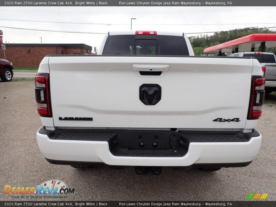 2020 Ram 2500 Laramie Crew Cab 4x4 Bright White / Black Photo #5