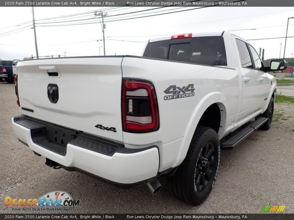 2020 Ram 2500 Laramie Crew Cab 4x4 Bright White / Black Photo #6