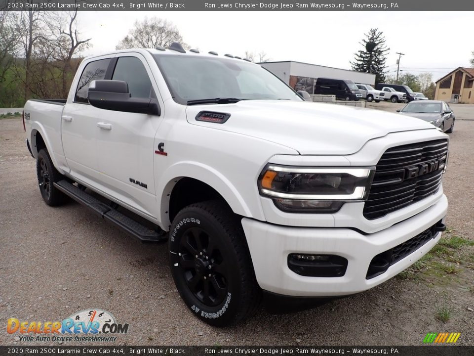 2020 Ram 2500 Laramie Crew Cab 4x4 Bright White / Black Photo #8