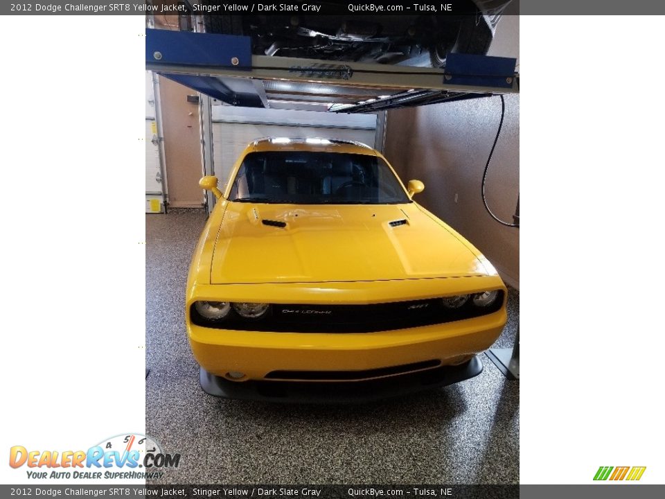2012 Dodge Challenger SRT8 Yellow Jacket Stinger Yellow / Dark Slate Gray Photo #2