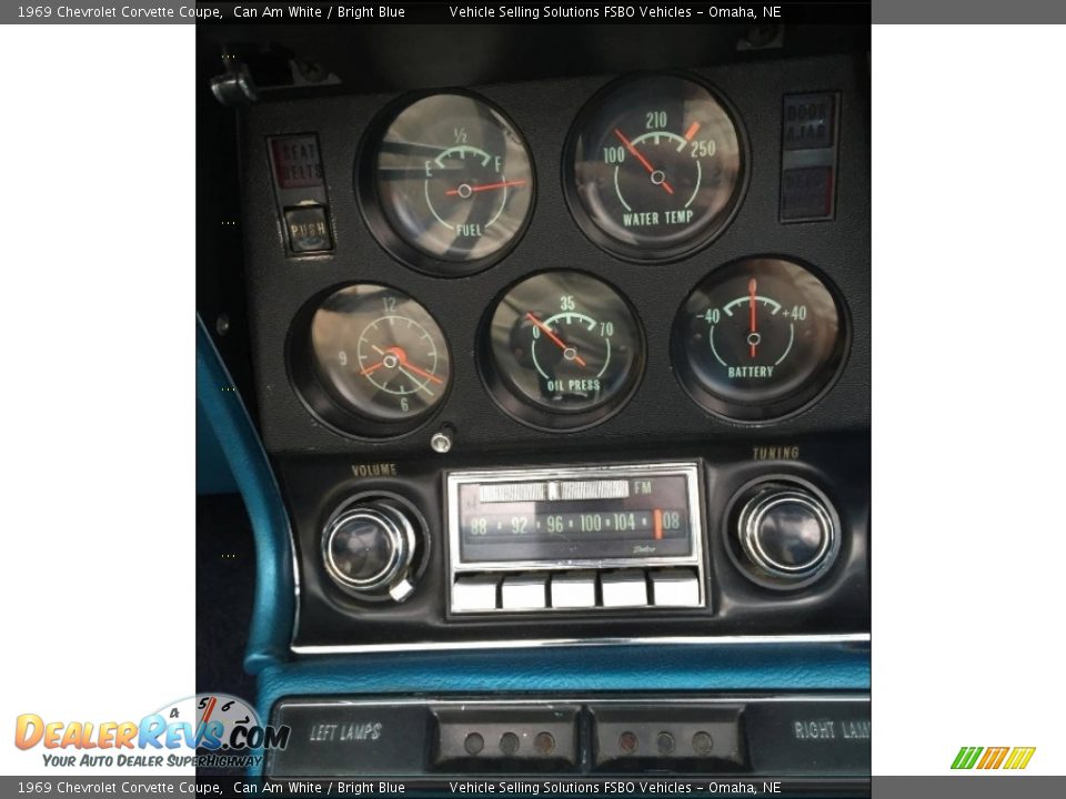 1969 Chevrolet Corvette Coupe Gauges Photo #14