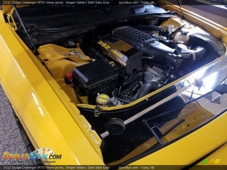 2012 Dodge Challenger SRT8 Yellow Jacket Stinger Yellow / Dark Slate Gray Photo #5