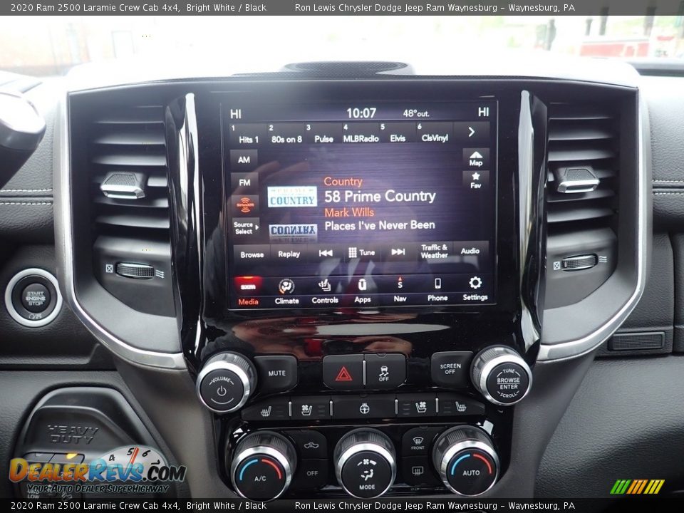 2020 Ram 2500 Laramie Crew Cab 4x4 Bright White / Black Photo #18