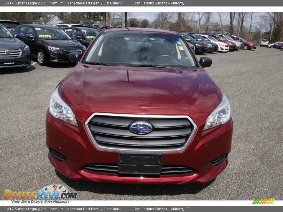 2017 Subaru Legacy 2.5i Premium Venetian Red Pearl / Slate Black Photo #2