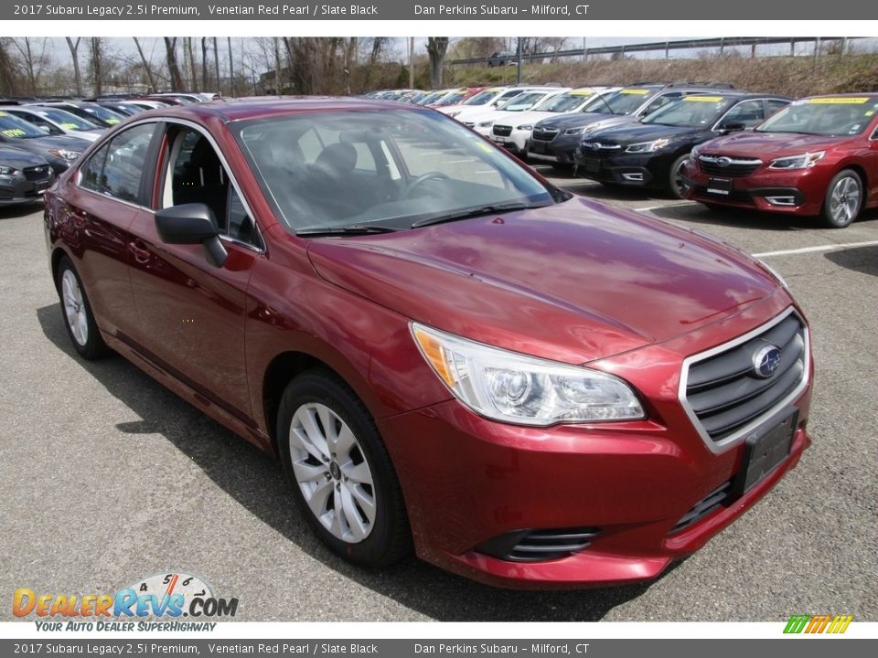 2017 Subaru Legacy 2.5i Premium Venetian Red Pearl / Slate Black Photo #3