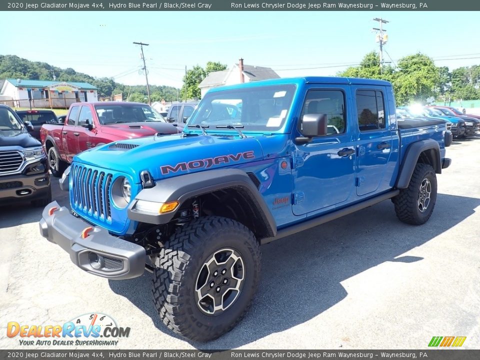 2020 Jeep Gladiator Mojave 4x4 Hydro Blue Pearl / Black/Steel Gray Photo #1