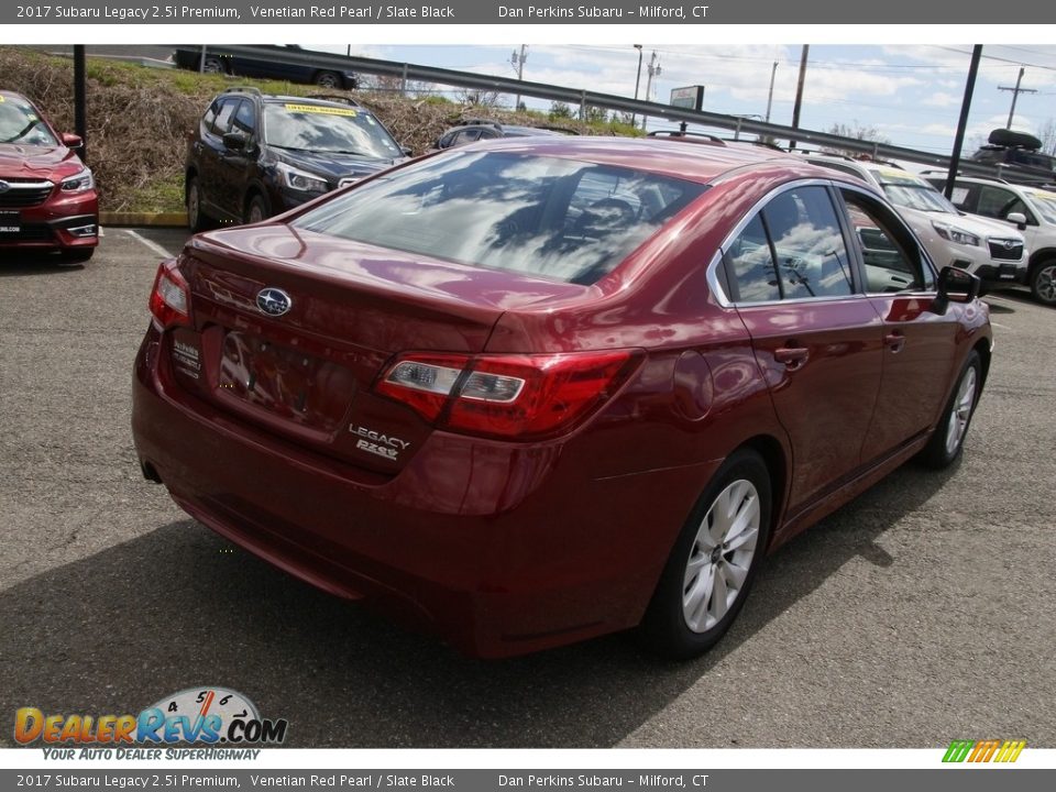 2017 Subaru Legacy 2.5i Premium Venetian Red Pearl / Slate Black Photo #5