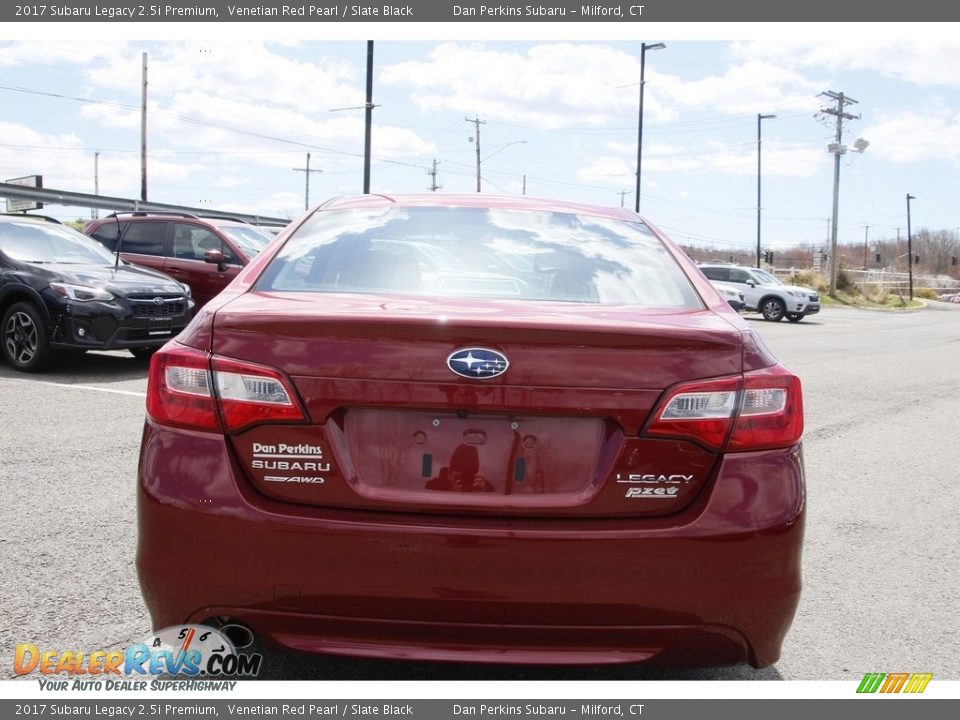 2017 Subaru Legacy 2.5i Premium Venetian Red Pearl / Slate Black Photo #6