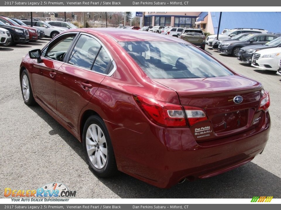 2017 Subaru Legacy 2.5i Premium Venetian Red Pearl / Slate Black Photo #7