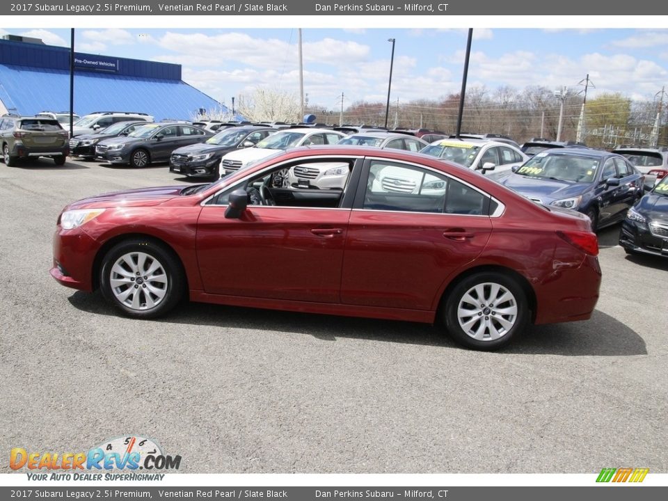 2017 Subaru Legacy 2.5i Premium Venetian Red Pearl / Slate Black Photo #8