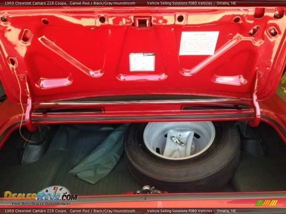 1969 Chevrolet Camaro Z28 Coupe Trunk Photo #6