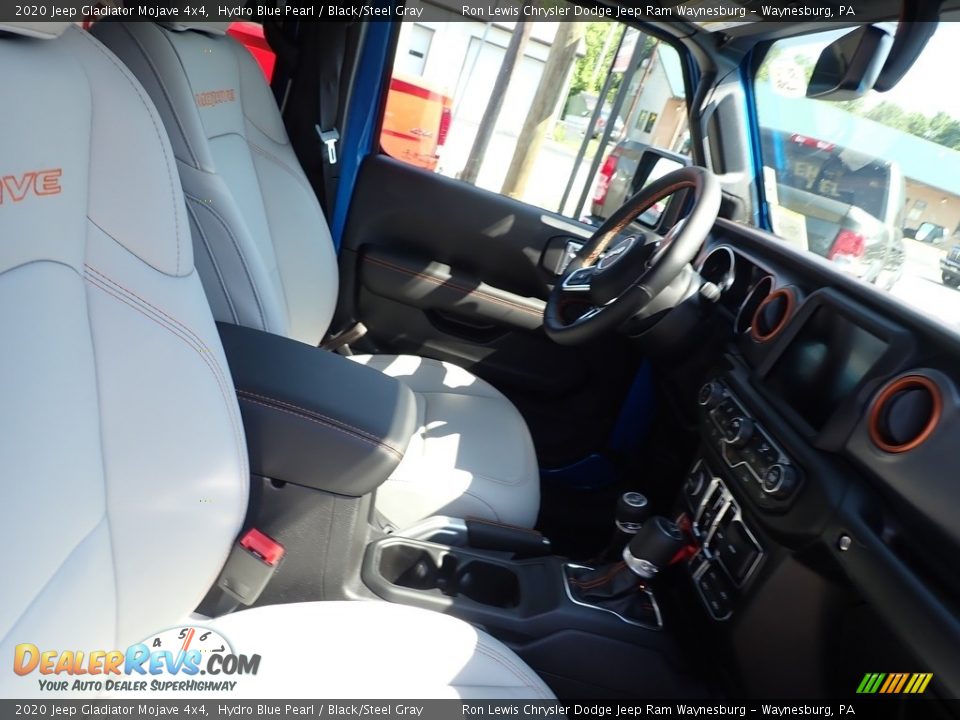 2020 Jeep Gladiator Mojave 4x4 Hydro Blue Pearl / Black/Steel Gray Photo #9