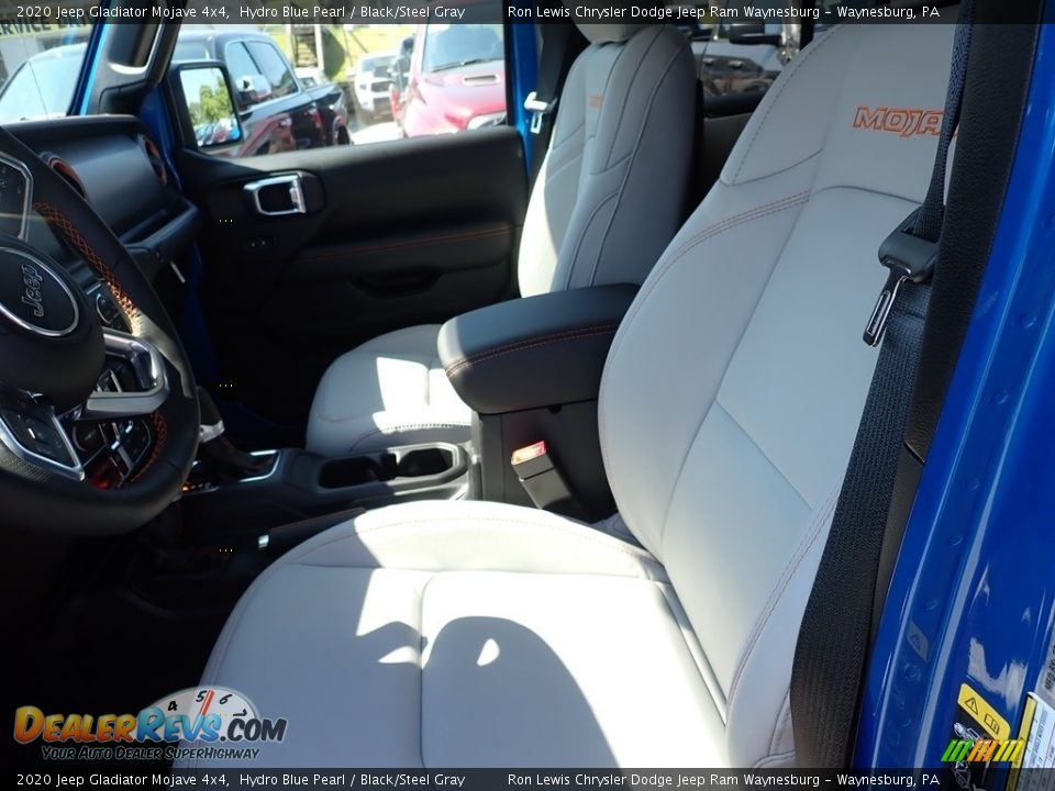 2020 Jeep Gladiator Mojave 4x4 Hydro Blue Pearl / Black/Steel Gray Photo #11