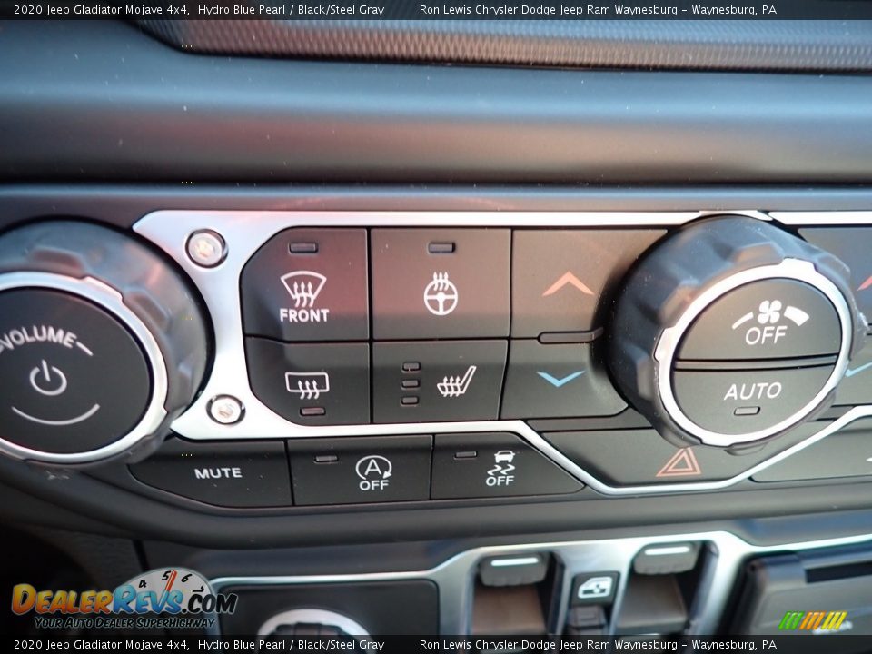 2020 Jeep Gladiator Mojave 4x4 Hydro Blue Pearl / Black/Steel Gray Photo #19