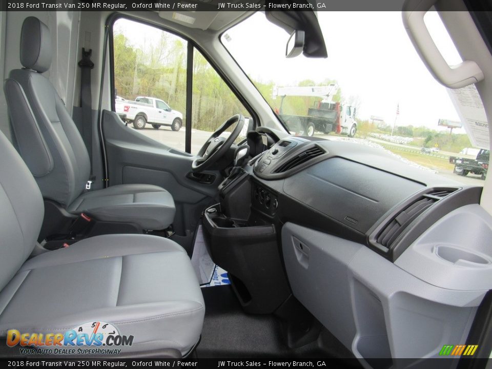 Dashboard of 2018 Ford Transit Van 250 MR Regular Photo #11