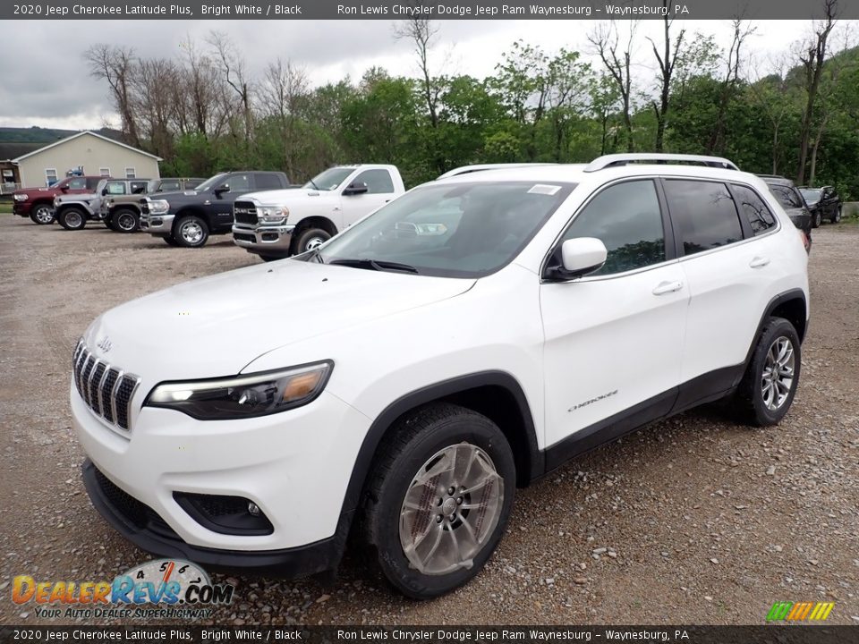 2020 Jeep Cherokee Latitude Plus Bright White / Black Photo #1