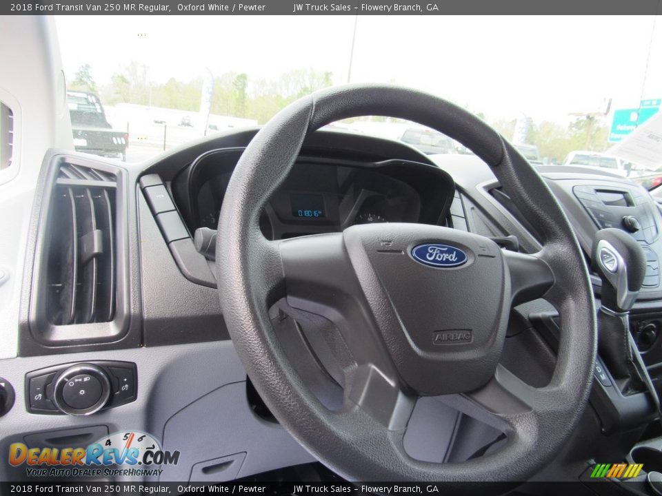 2018 Ford Transit Van 250 MR Regular Steering Wheel Photo #17