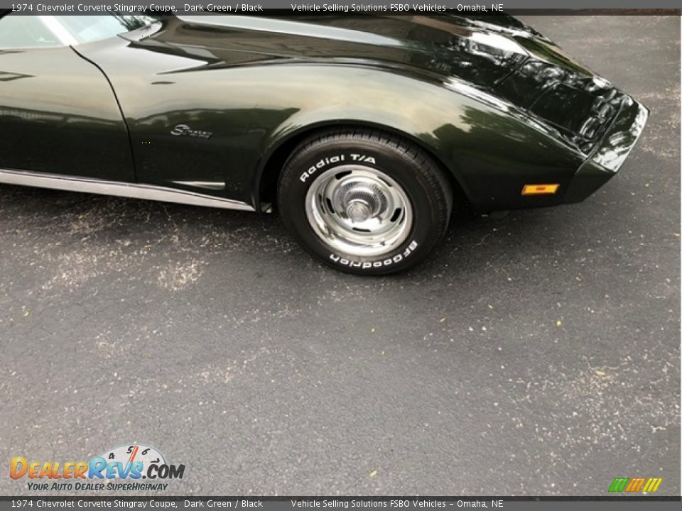 1974 Chevrolet Corvette Stingray Coupe Dark Green / Black Photo #19