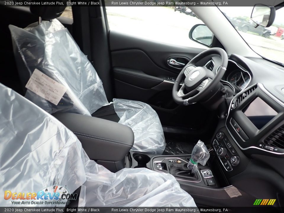 2020 Jeep Cherokee Latitude Plus Bright White / Black Photo #9