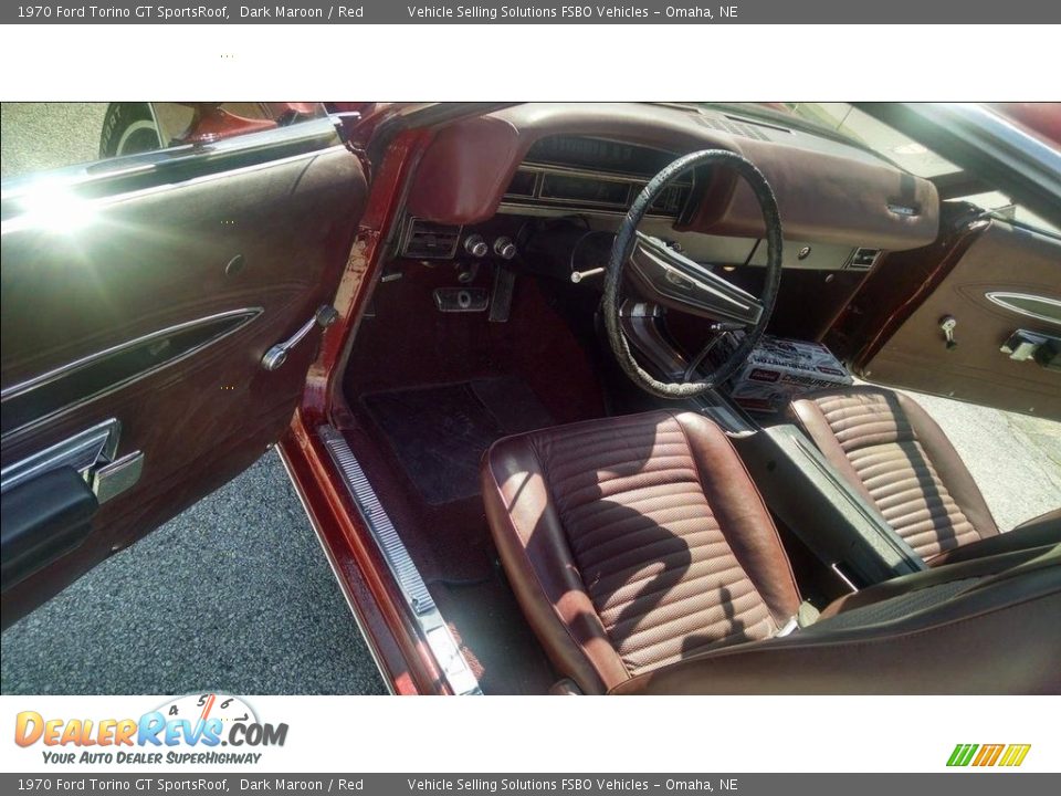 Red Interior - 1970 Ford Torino GT SportsRoof Photo #11