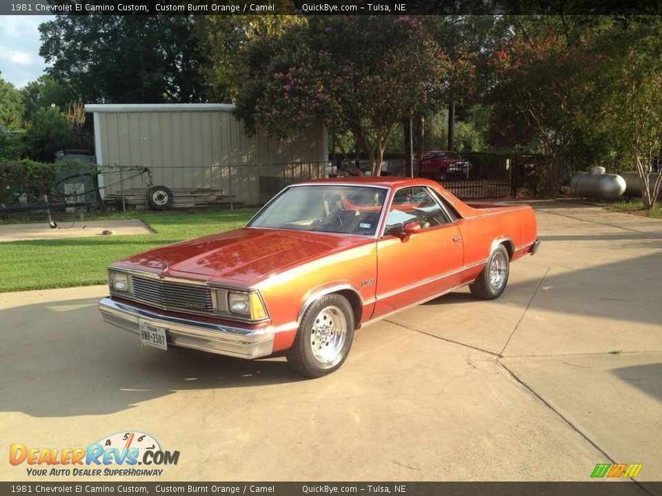 1981 Chevrolet El Camino Custom Custom Burnt Orange / Camel Photo #1