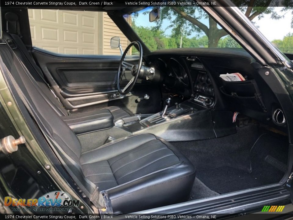 Black Interior - 1974 Chevrolet Corvette Stingray Coupe Photo #28
