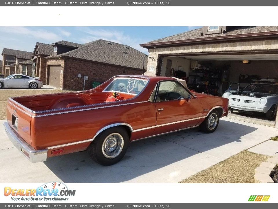 1981 Chevrolet El Camino Custom Custom Burnt Orange / Camel Photo #4