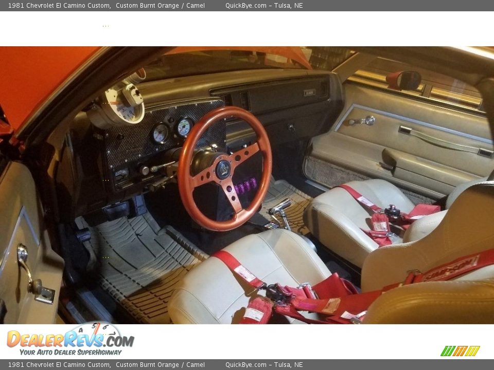 1981 Chevrolet El Camino Custom Custom Burnt Orange / Camel Photo #6