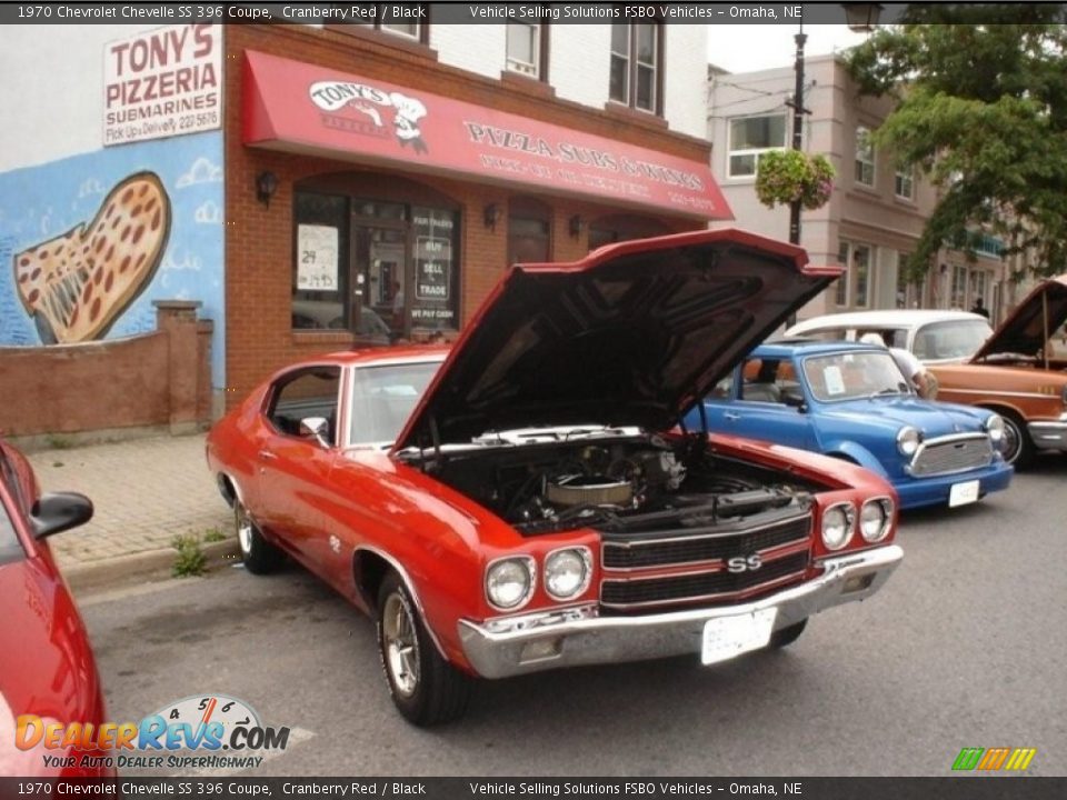 1970 Chevrolet Chevelle SS 396 Coupe Cranberry Red / Black Photo #2