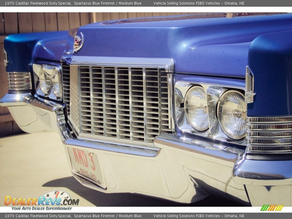 1970 Cadillac Fleetwood Sixty Special Spartacus Blue Firemist / Medium Blue Photo #10