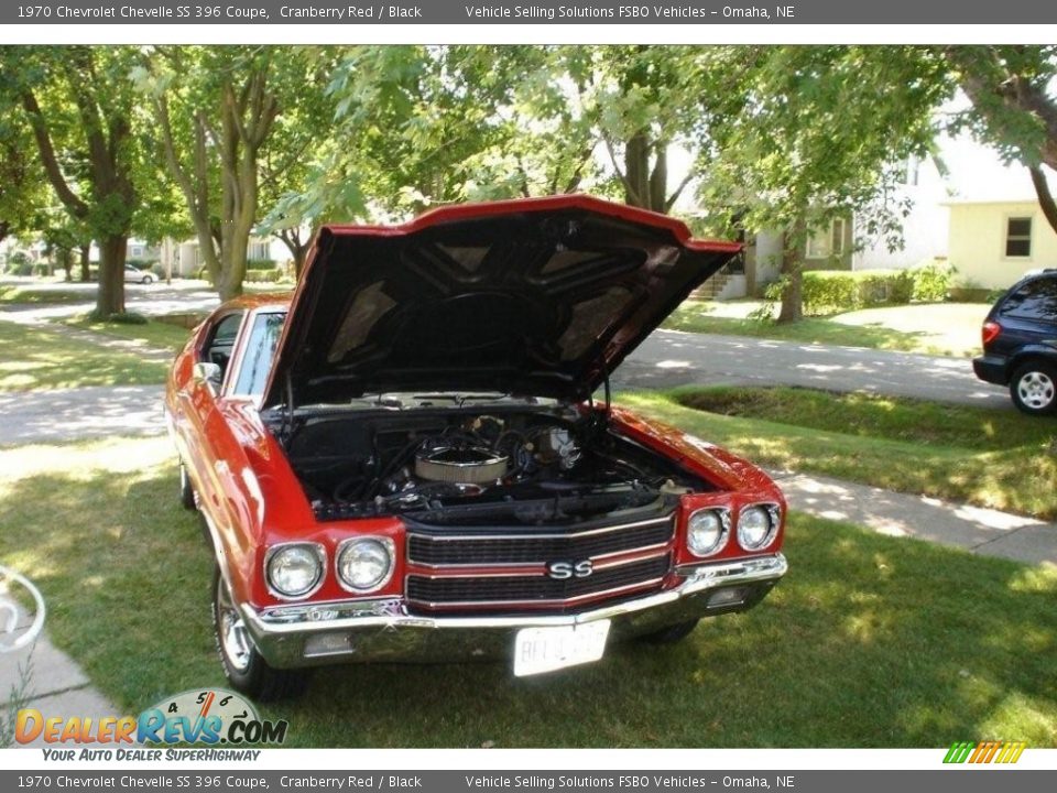 1970 Chevrolet Chevelle SS 396 Coupe Cranberry Red / Black Photo #5
