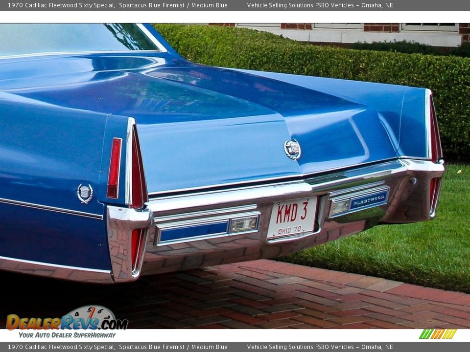 1970 Cadillac Fleetwood Sixty Special Spartacus Blue Firemist / Medium Blue Photo #13