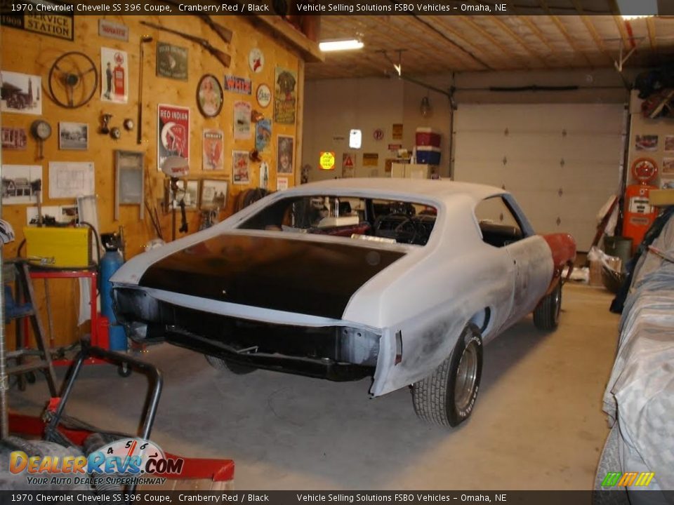 1970 Chevrolet Chevelle SS 396 Coupe Cranberry Red / Black Photo #7