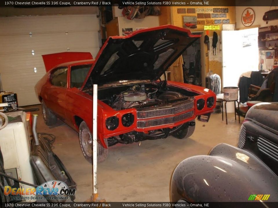 1970 Chevrolet Chevelle SS 396 Coupe Cranberry Red / Black Photo #8