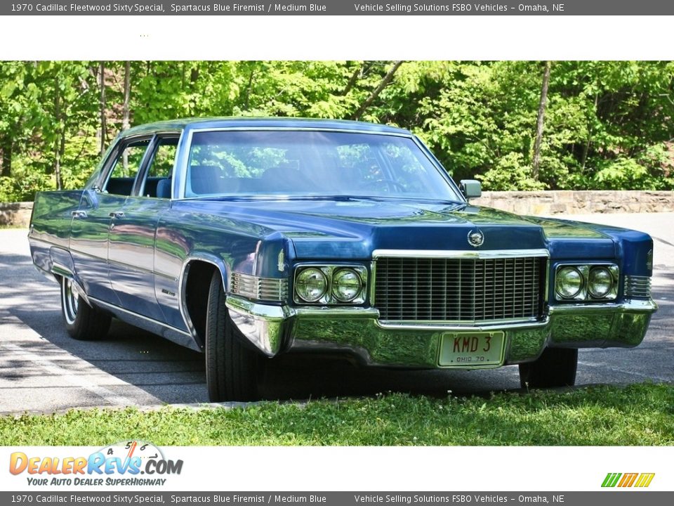 Spartacus Blue Firemist 1970 Cadillac Fleetwood Sixty Special Photo #17