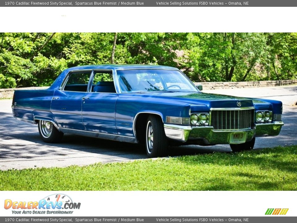 Spartacus Blue Firemist 1970 Cadillac Fleetwood Sixty Special Photo #18