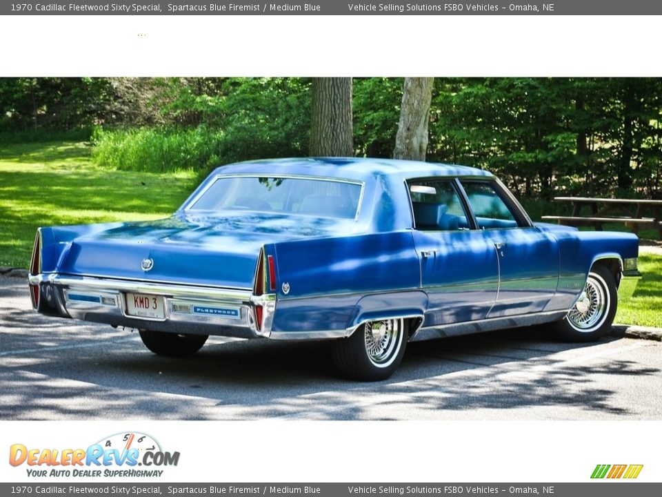 Spartacus Blue Firemist 1970 Cadillac Fleetwood Sixty Special Photo #19