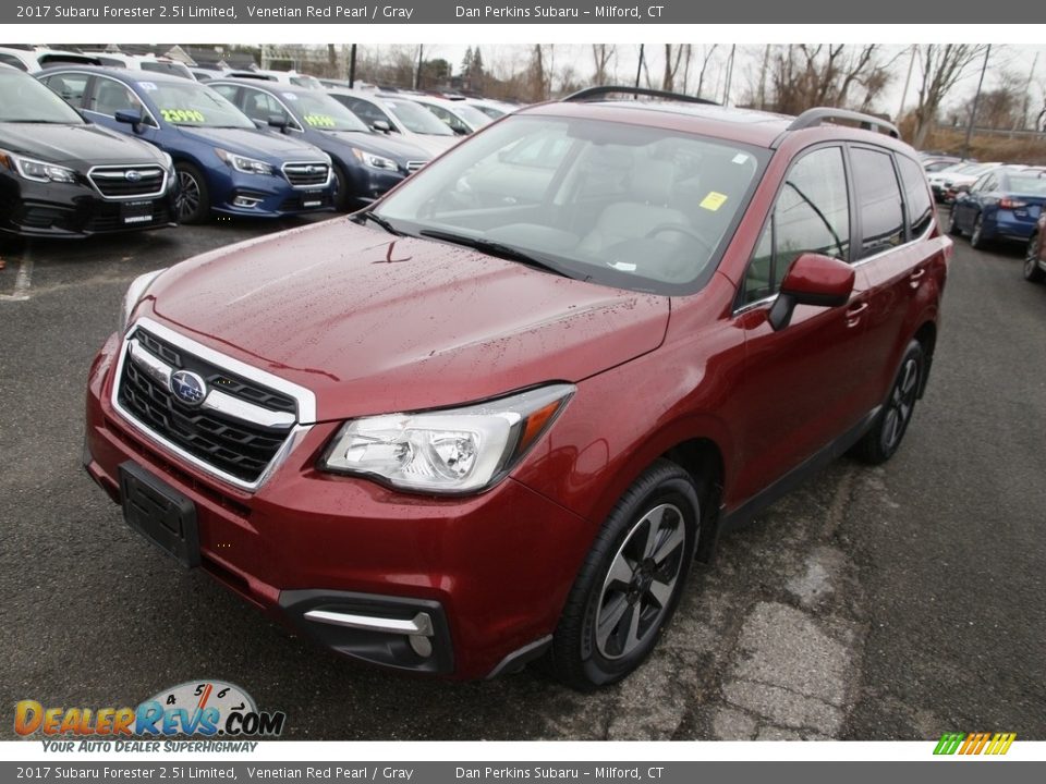 2017 Subaru Forester 2.5i Limited Venetian Red Pearl / Gray Photo #1