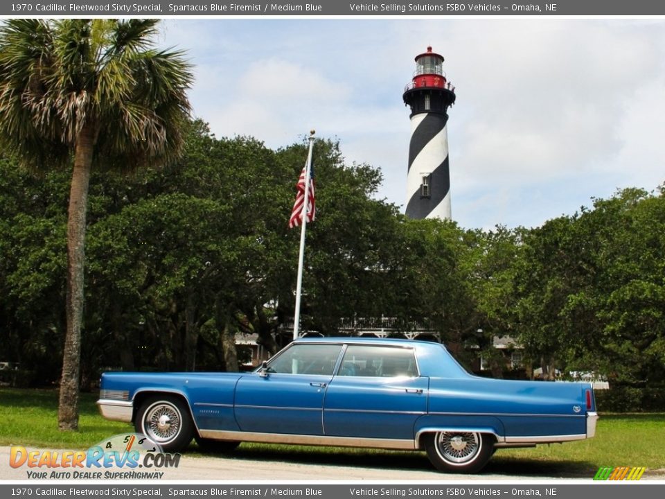 Spartacus Blue Firemist 1970 Cadillac Fleetwood Sixty Special Photo #22