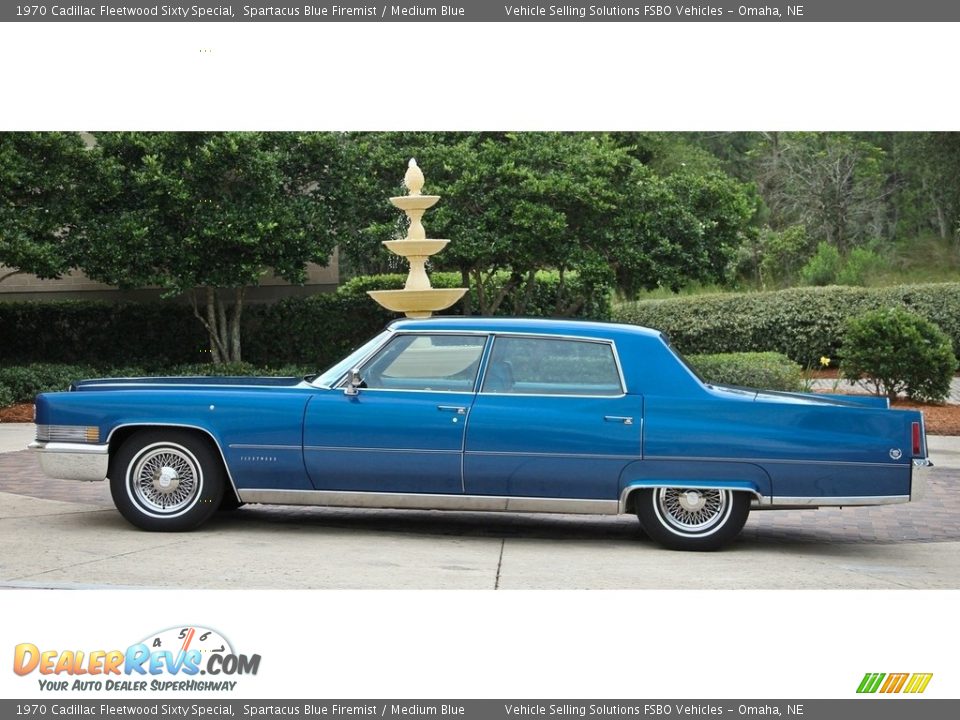 Spartacus Blue Firemist 1970 Cadillac Fleetwood Sixty Special Photo #23