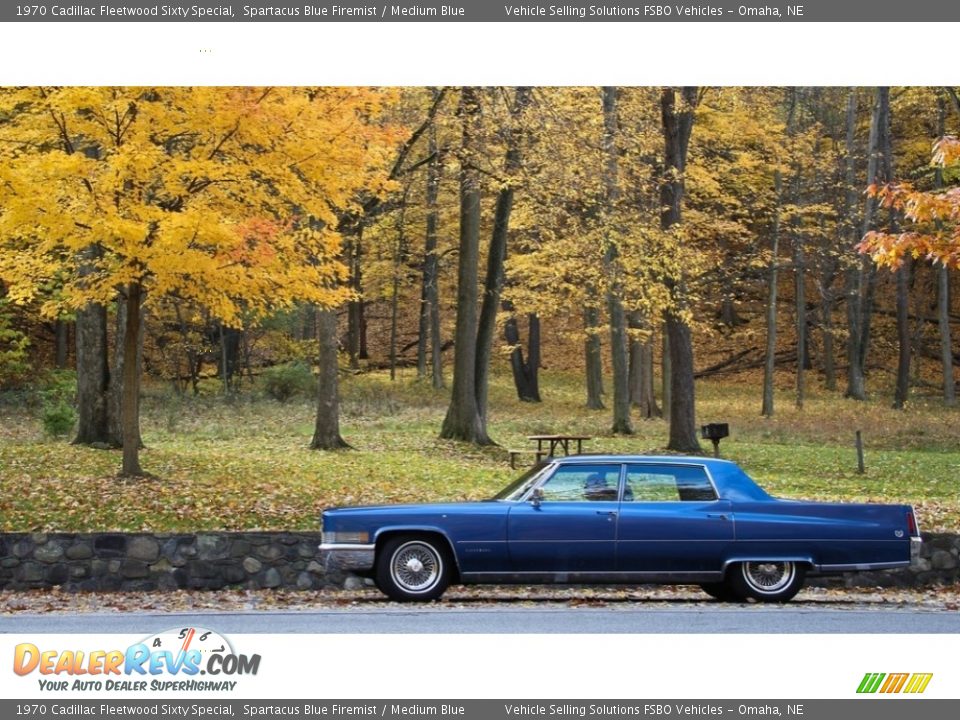 Spartacus Blue Firemist 1970 Cadillac Fleetwood Sixty Special Photo #25