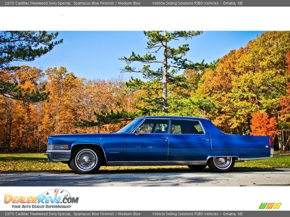 Spartacus Blue Firemist 1970 Cadillac Fleetwood Sixty Special Photo #27