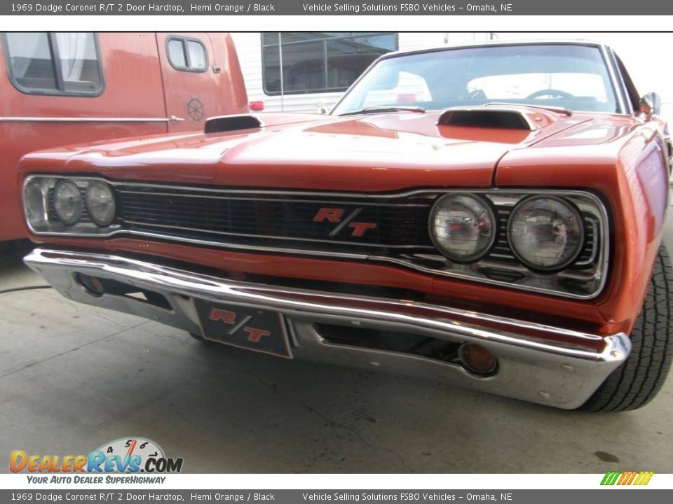 1969 Dodge Coronet R/T 2 Door Hardtop Hemi Orange / Black Photo #6