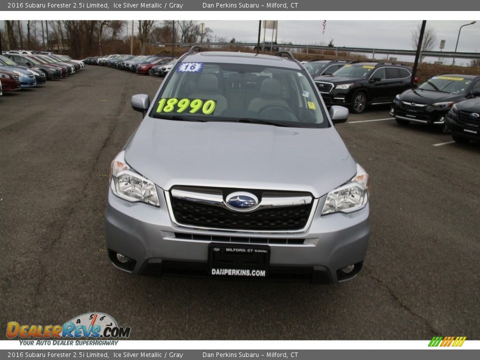 2016 Subaru Forester 2.5i Limited Ice Silver Metallic / Gray Photo #2
