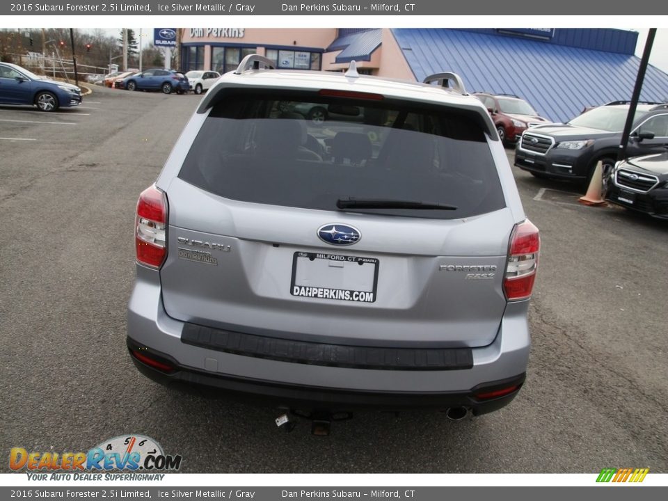 2016 Subaru Forester 2.5i Limited Ice Silver Metallic / Gray Photo #6