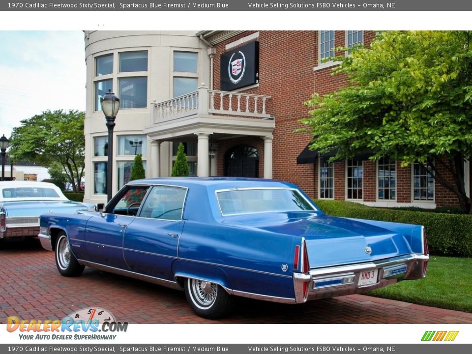 1970 Cadillac Fleetwood Sixty Special Spartacus Blue Firemist / Medium Blue Photo #30