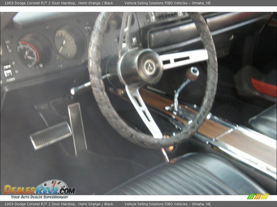 1969 Dodge Coronet R/T 2 Door Hardtop Hemi Orange / Black Photo #16