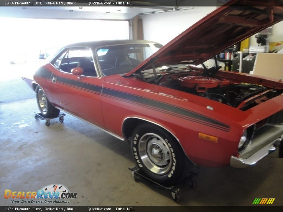 Front 3/4 View of 1974 Plymouth 'Cuda  Photo #1